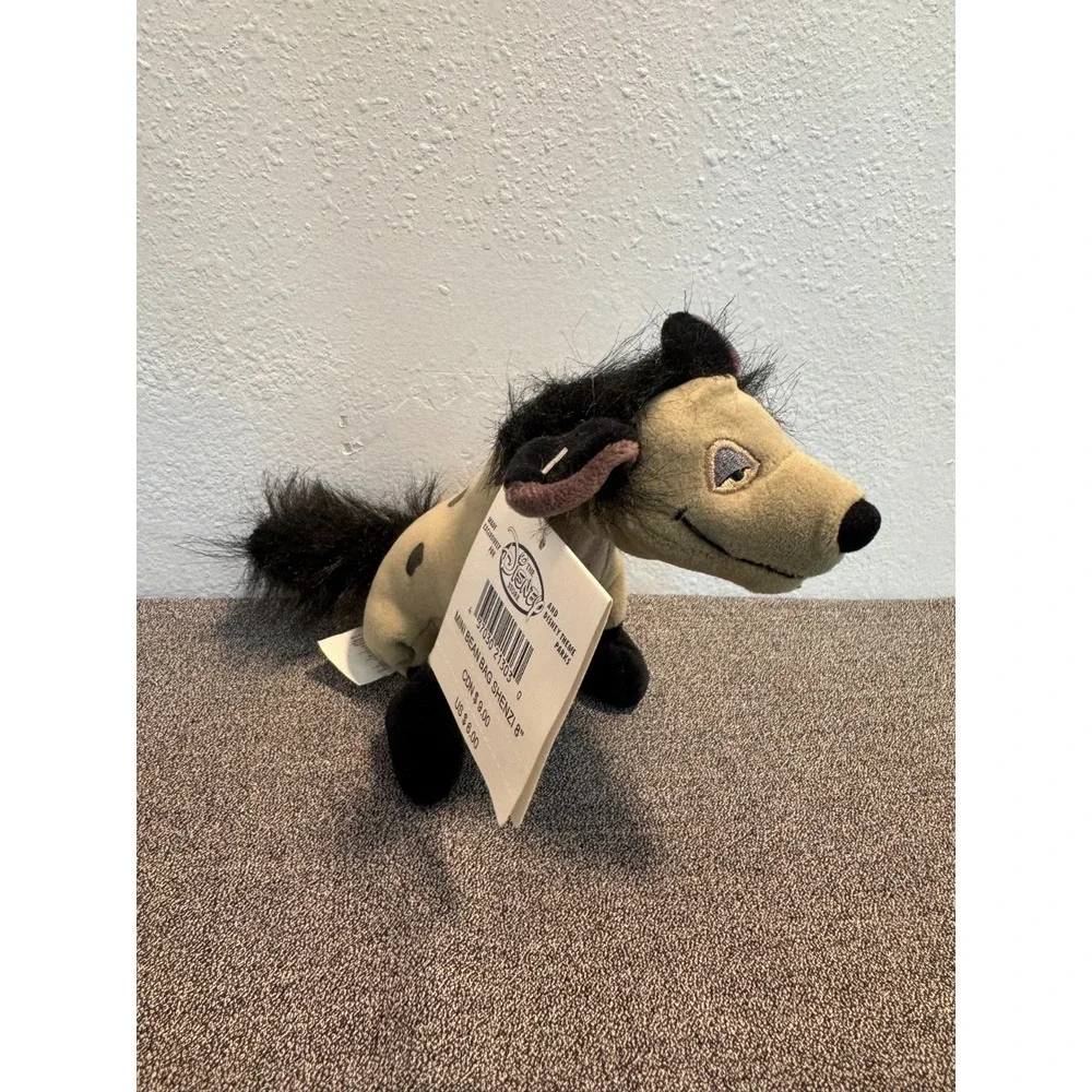 Vintage Disney Store The Lion King Shenzi Bean Bag Stuffed Animal Plush Toy 8